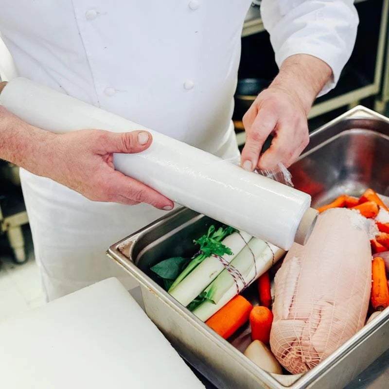 FOOD STRETCH® COMPOSTABLE - FILM ÉTIRABLE ALIMENTAIRE - Carton de 4
