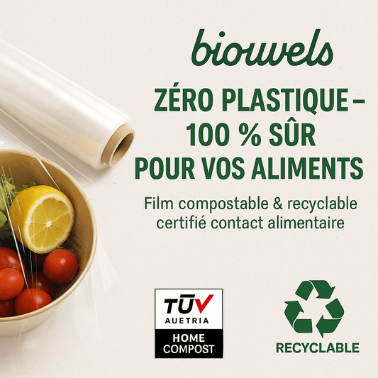 Pourquoi le film alimentaire Biowels est 100 % sûr et zéro plastique - Biowels® Suisse