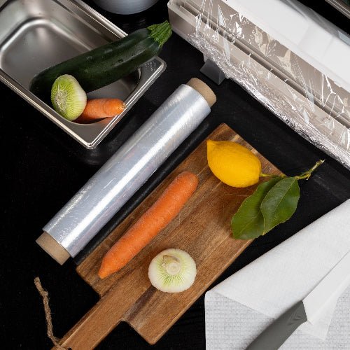 Film alimentaire recyclable Food Stretch® – 30 cm et 45 cm × 300 m - Biowels® Suisse