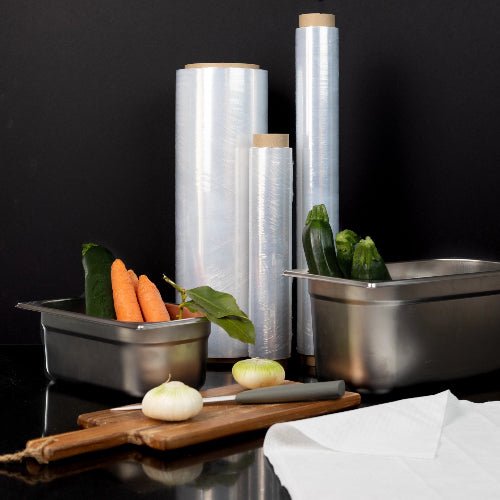Film alimentaire recyclable Food Stretch® – 30 cm et 45 cm × 300 m - Biowels® Suisse